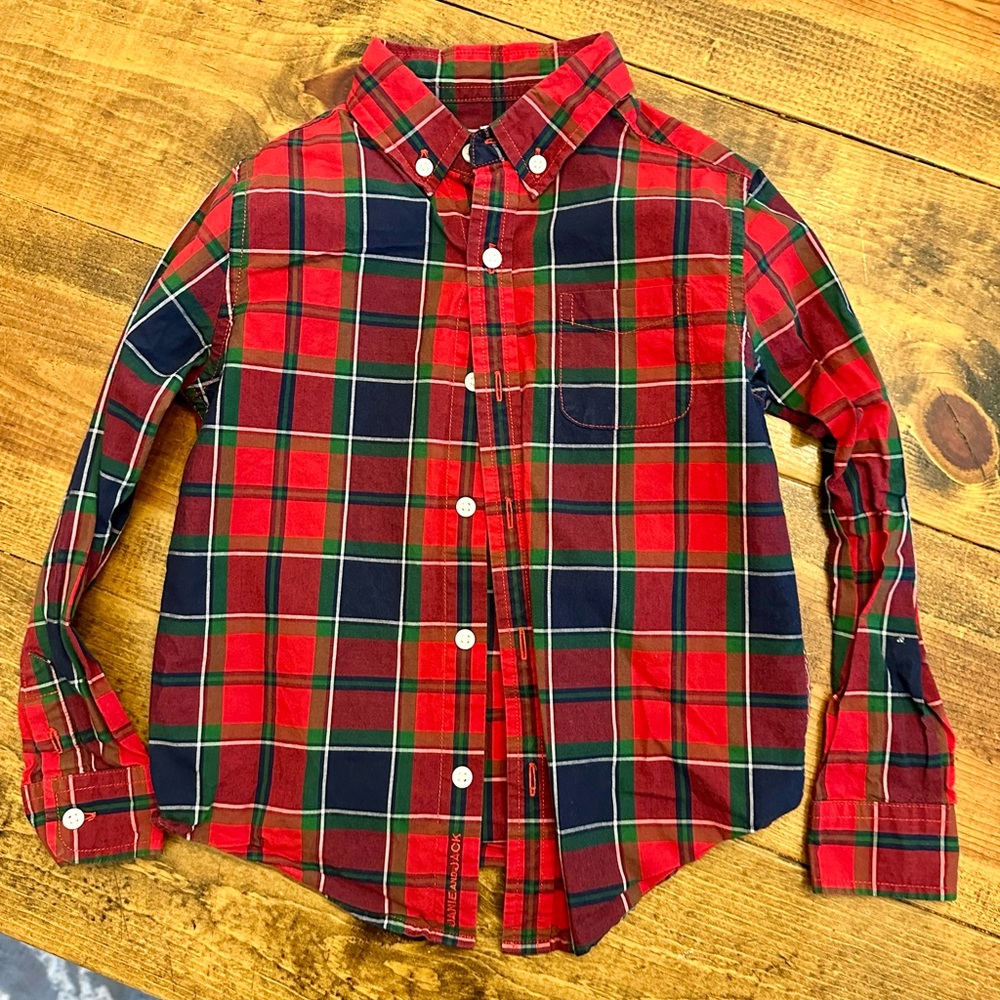 Boys Button Down - Janie & Jack - Size 5
